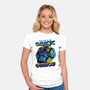 Welcome To The Galactic Gun Show-Womens-Fitted-Tee-glitchygorilla