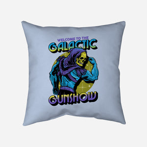 Welcome To The Galactic Gun Show-None-Removable Cover w Insert-Throw Pillow-glitchygorilla