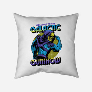 Welcome To The Galactic Gun Show-None-Removable Cover w Insert-Throw Pillow-glitchygorilla