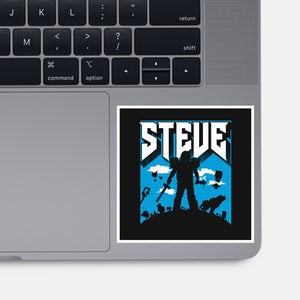 Steve-None-Glossy-Sticker-rocketman_art