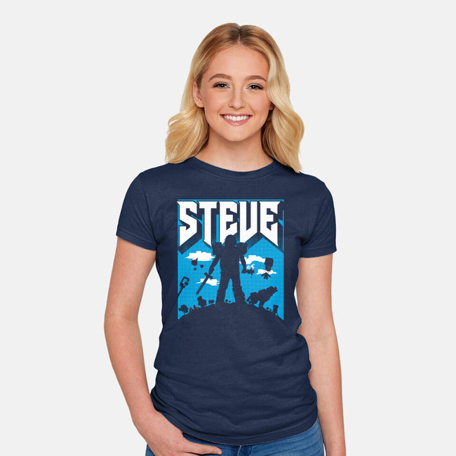 Steve-Womens-Fitted-Tee-rocketman_art