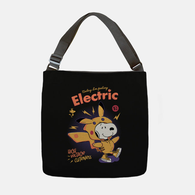 Feeling Electric-None-Adjustable Tote-Bag-Jelly89
