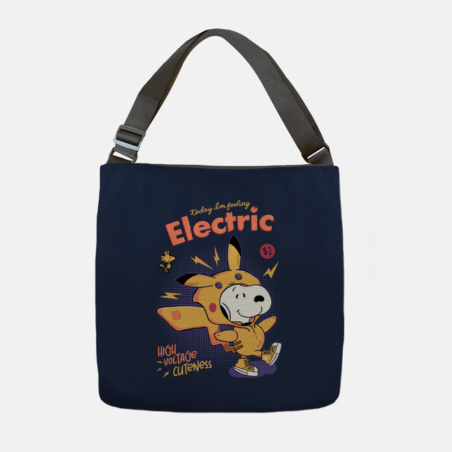 Feeling Electric-None-Adjustable Tote-Bag-Jelly89