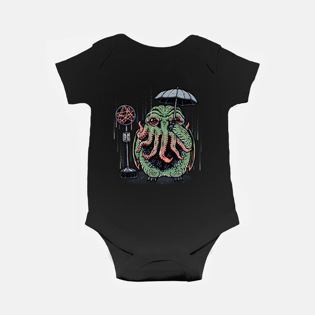 My Neighbor From The Deep-Baby-Basic-Onesie-glitchygorilla