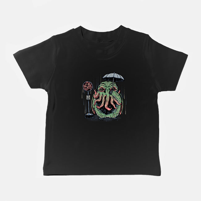 My Neighbor From The Deep-Baby-Basic-Tee-glitchygorilla