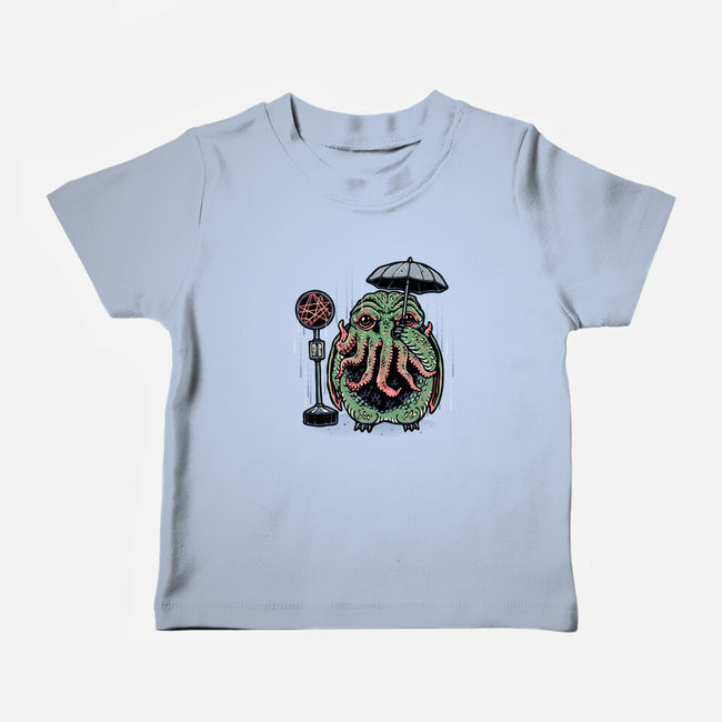 My Neighbor From The Deep-Baby-Basic-Tee-glitchygorilla