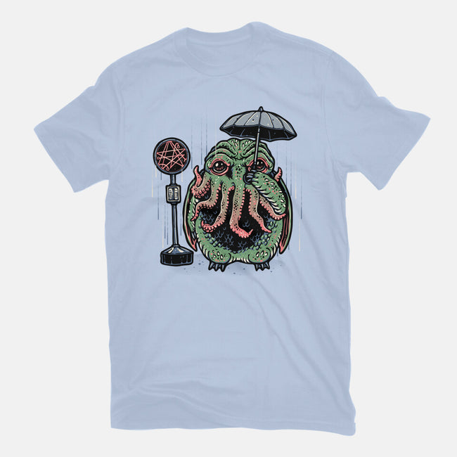 My Neighbor From The Deep-Womens-Fitted-Tee-glitchygorilla