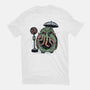 My Neighbor From The Deep-Womens-Fitted-Tee-glitchygorilla