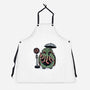 My Neighbor From The Deep-Unisex-Kitchen-Apron-glitchygorilla