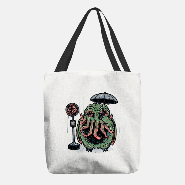 My Neighbor From The Deep-None-Basic Tote-Bag-glitchygorilla