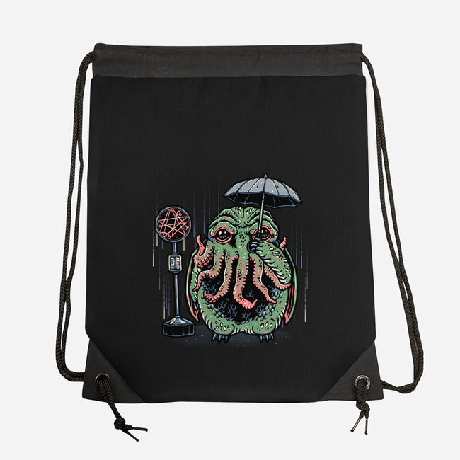 My Neighbor From The Deep-None-Drawstring-Bag-glitchygorilla
