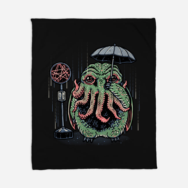 My Neighbor From The Deep-None-Fleece-Blanket-glitchygorilla