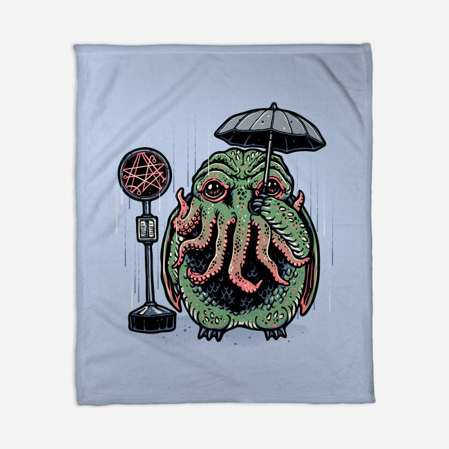 My Neighbor From The Deep-None-Fleece-Blanket-glitchygorilla