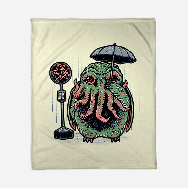 My Neighbor From The Deep-None-Fleece-Blanket-glitchygorilla