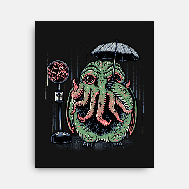 My Neighbor From The Deep-None-Stretched-Canvas-glitchygorilla
