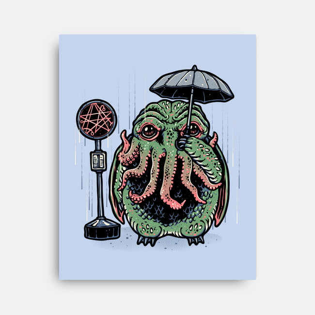 My Neighbor From The Deep-None-Stretched-Canvas-glitchygorilla