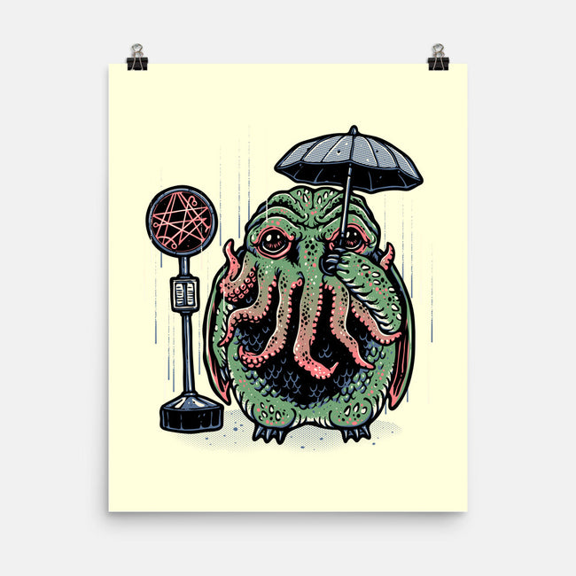 My Neighbor From The Deep-None-Matte-Poster-glitchygorilla