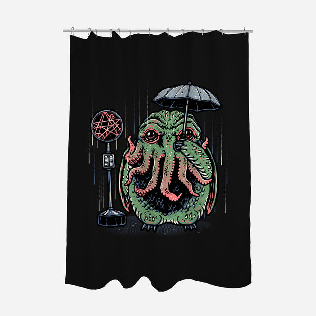 My Neighbor From The Deep-None-Polyester-Shower Curtain-glitchygorilla