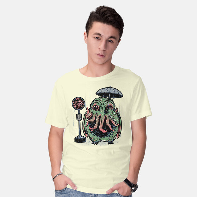 My Neighbor From The Deep-Mens-Basic-Tee-glitchygorilla