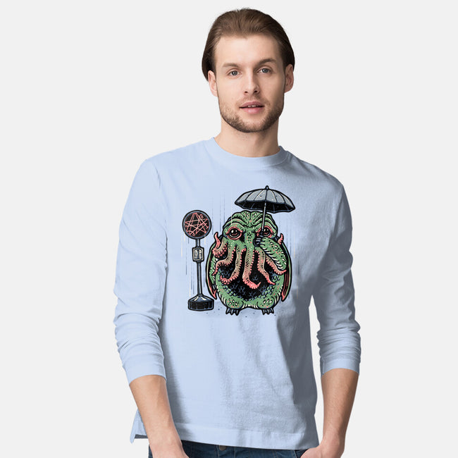 My Neighbor From The Deep-Mens-Long Sleeved-Tee-glitchygorilla