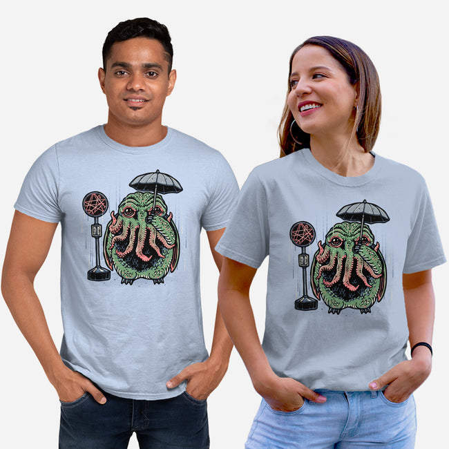 My Neighbor From The Deep-Unisex-Basic-Tee-glitchygorilla