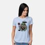 My Neighbor From The Deep-Womens-Basic-Tee-glitchygorilla