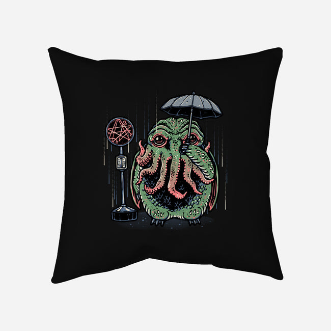 My Neighbor From The Deep-None-Removable Cover w Insert-Throw Pillow-glitchygorilla