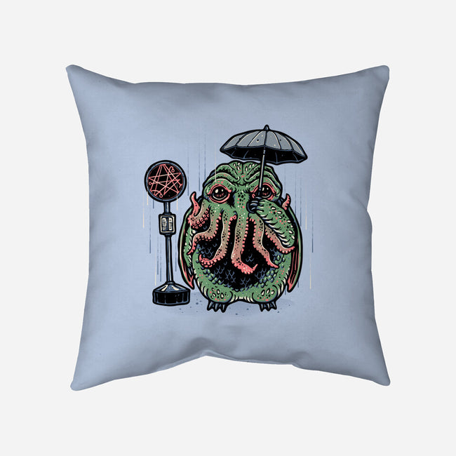 My Neighbor From The Deep-None-Removable Cover w Insert-Throw Pillow-glitchygorilla
