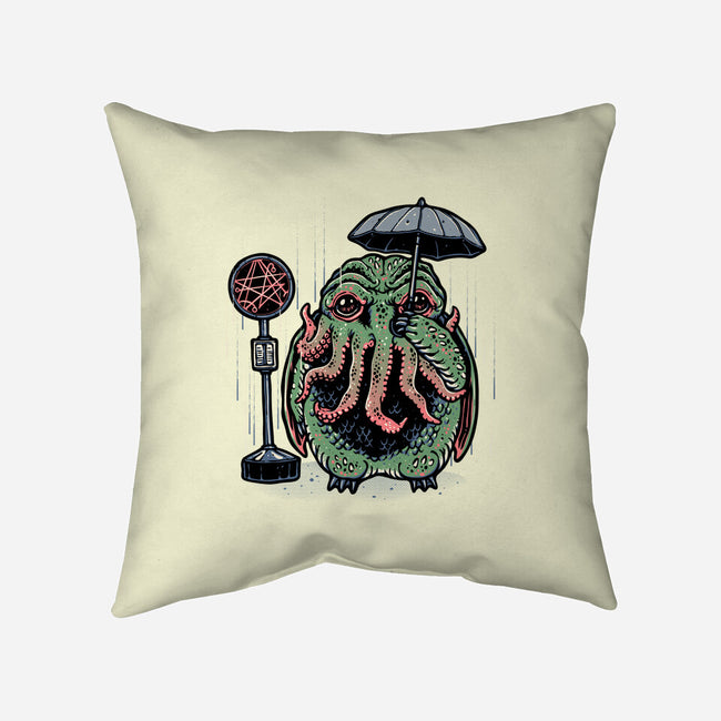My Neighbor From The Deep-None-Removable Cover w Insert-Throw Pillow-glitchygorilla