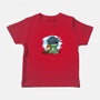 Relaxing With My Dragon-Baby-Basic-Tee-demonigote