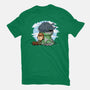 Relaxing With My Dragon-Womens-Fitted-Tee-demonigote