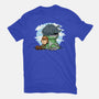 Relaxing With My Dragon-Womens-Fitted-Tee-demonigote