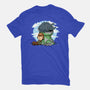Relaxing With My Dragon-Womens-Basic-Tee-demonigote