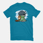 Relaxing With My Dragon-Womens-Fitted-Tee-demonigote