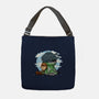 Relaxing With My Dragon-None-Adjustable Tote-Bag-demonigote