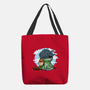 Relaxing With My Dragon-None-Basic Tote-Bag-demonigote