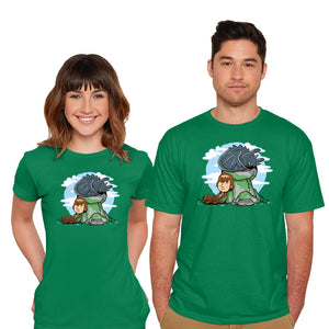 Relaxing With My Dragon-Mens-Basic-Tee-demonigote