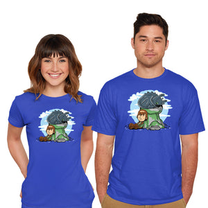 Relaxing With My Dragon-Mens-Basic-Tee-demonigote