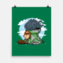 Relaxing With My Dragon-None-Matte-Poster-demonigote