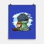 Relaxing With My Dragon-None-Matte-Poster-demonigote