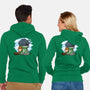 Relaxing With My Dragon-Unisex-Zip-Up-Sweatshirt-demonigote