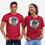 Relaxing With My Dragon-Unisex-Basic-Tee-demonigote