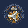 May The Force Roll With You-Mens-Basic-Tee-glitchygorilla