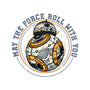May The Force Roll With You-Unisex-Pullover-Sweatshirt-glitchygorilla