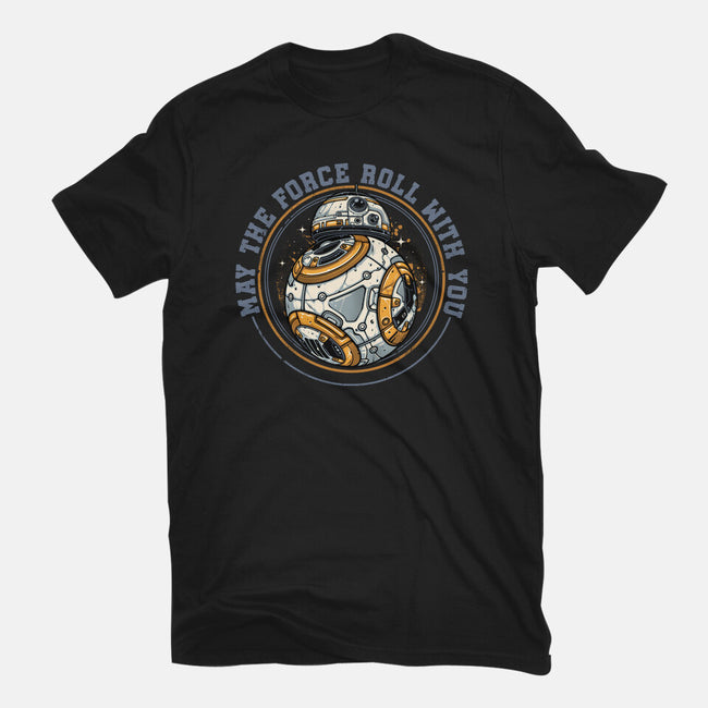 May The Force Roll With You-Womens-Basic-Tee-glitchygorilla