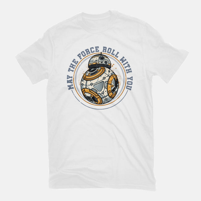 May The Force Roll With You-Womens-Basic-Tee-glitchygorilla