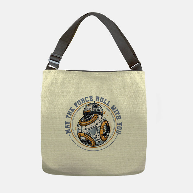 May The Force Roll With You-None-Adjustable Tote-Bag-glitchygorilla