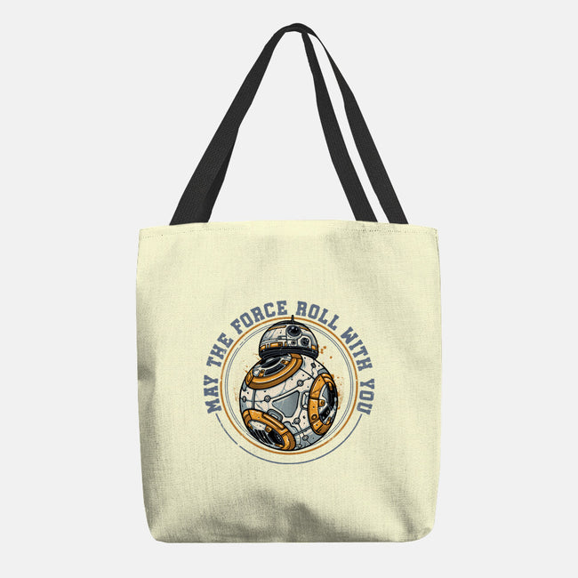 May The Force Roll With You-None-Basic Tote-Bag-glitchygorilla