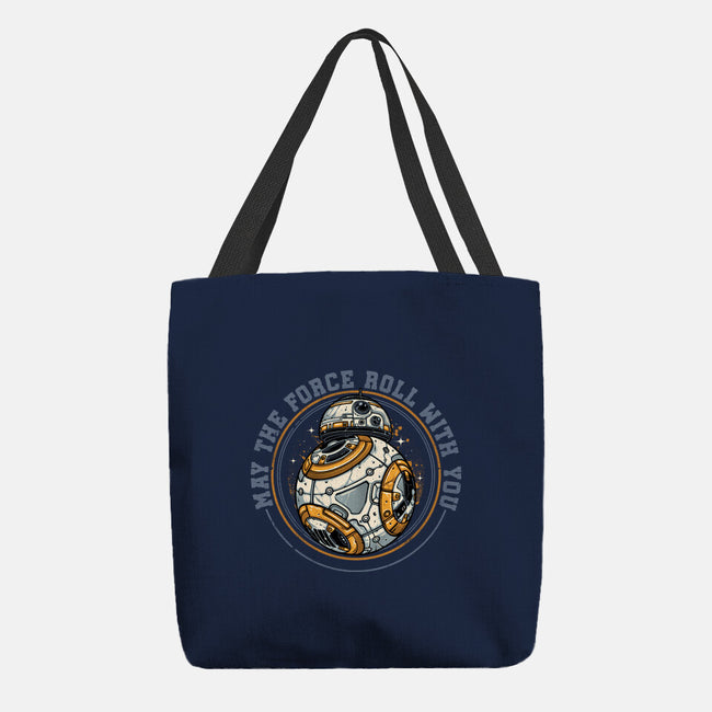 May The Force Roll With You-None-Basic Tote-Bag-glitchygorilla