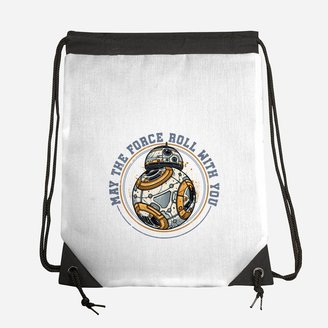 May The Force Roll With You-None-Drawstring-Bag-glitchygorilla